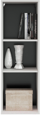 Шкаф навесной НК Мебель Gloss / 71373113 (белый/белый глянец)