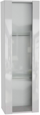 Шкаф навесной НК Мебель Point тип-21 / 71774437 (белый/белый глянец) - фото
