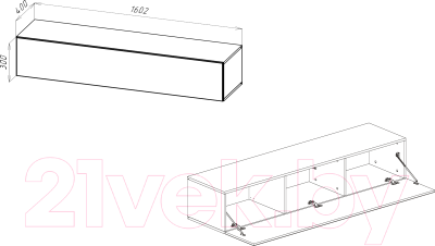 Тумба НК Мебель Point тип-30 / 71774442