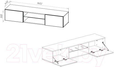 Тумба НК Мебель Point тип-33 / 71774445