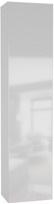 Шкаф навесной НК Мебель Point тип-40 / 71774449 (белый/белый глянец) - фото