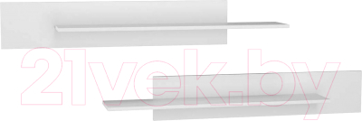 Комплект полок НК Мебель Point / 71774470 (белый) - фото