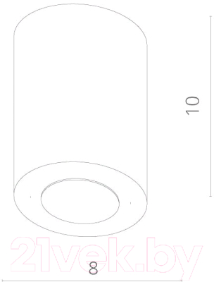 Точечный светильник Arte Lamp Facile A5112PL-1WH