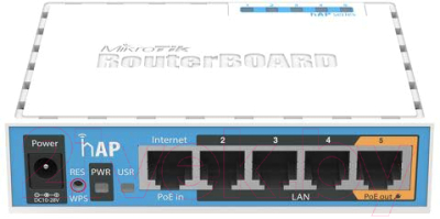 Беспроводной маршрутизатор Mikrotik RB951Ui-2nD - фото