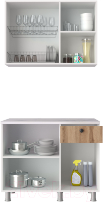 Кухонный гарнитур НК Мебель Деми 100 / 76144502 (дуб вотан)