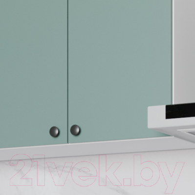 Кухонный гарнитур НК Мебель Деми 180 / 76144513 (графит/сум.голубой)