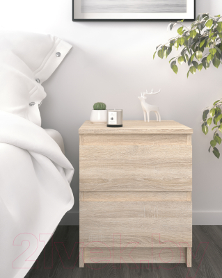 Прикроватная тумба НК Мебель Stern Т-1 2-я / 72674919