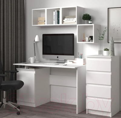 Комод НК Мебель Stern Т-2 4-я / 72674926 (16мм,белый)