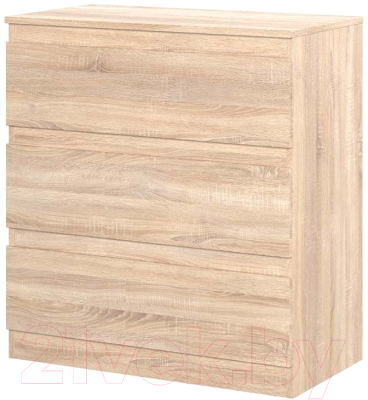 Комод НК Мебель Stern Т-3 3-я / 72674921 (16мм, дуб сонома) - фото