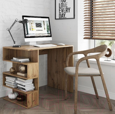 Письменный стол НК Мебель Stern Т-12 / 72674941 (16мм,дуб вотан)