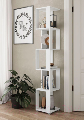 Стеллаж НК Мебель Stern Т-10 / 72674931 (16мм,белый)