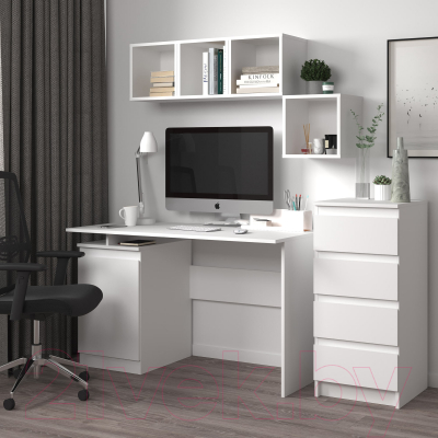 Полка-ячейка НК Мебель Stern Т-11 / 72674937 (16мм,белый)