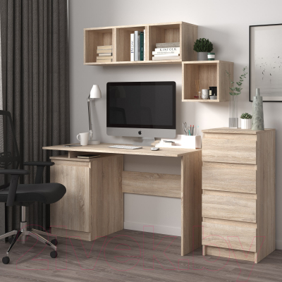 Полка-ячейка НК Мебель Stern Т-11 / 72674935 (16мм,дуб сонома)