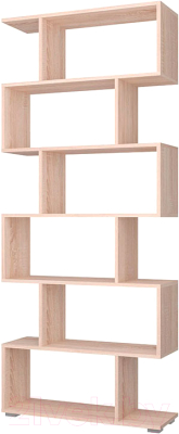 Стеллаж НК Мебель Слим / 75130168 (дуб сонома) - фото