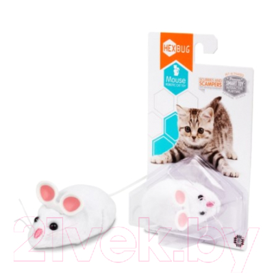 Игрушка для животных Hexbug Мышка Уайт / 480-4081-00GL12