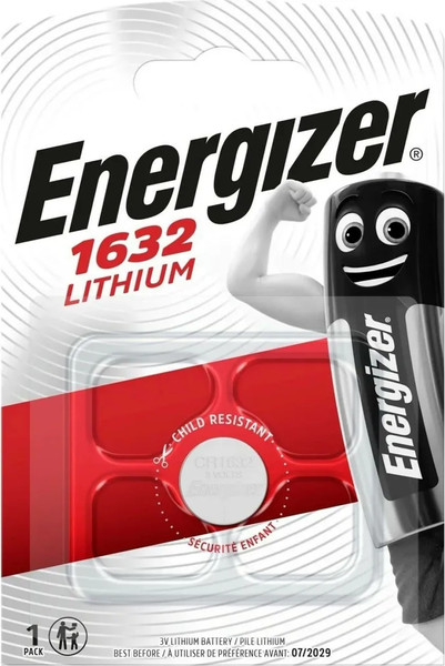 Батарейка Energizer Lithium CR1632 / E300844101 - фото