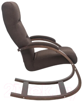 Кресло-качалка Импэкс Leset Милано (орех текстура/Малмо 28)