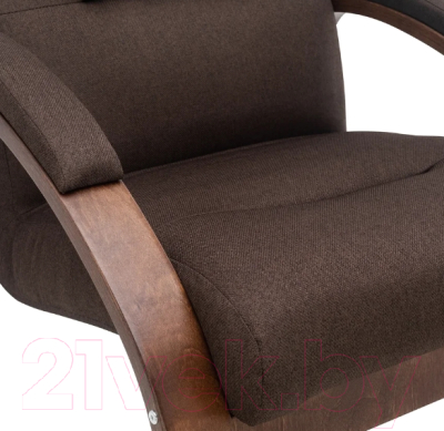 Кресло-качалка Импэкс Leset Милано (орех текстура/Малмо 28)