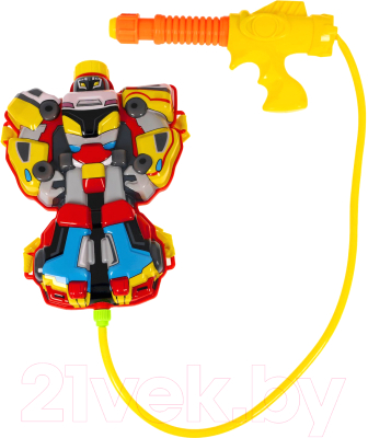 Бластер игрушечный Bondibon Водный пистолет. Робот / ВВ5454 - фото
