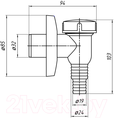 Сифон Ани Пласт М500