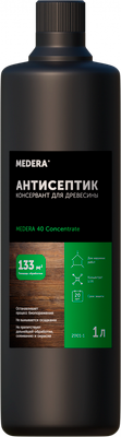 Антисептик для древесины Medera 40 Concentrate / 2001-1 - фото