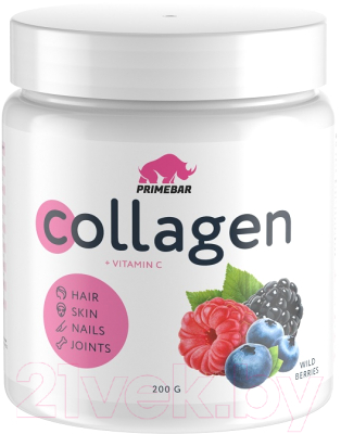 Комплексная пищевая добавка Prime Kraft Коллаген Collagen Лесные ягоды - фото