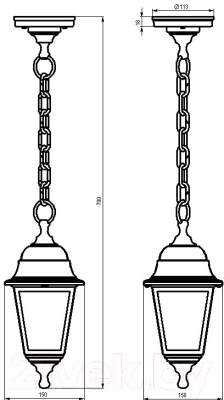 Светильник уличный Элект Адель НСУ 04-60-001 У1