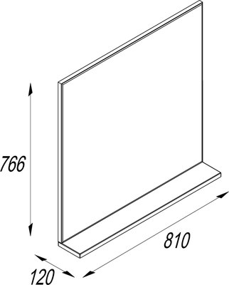 Зеркало Акватон Адель 80