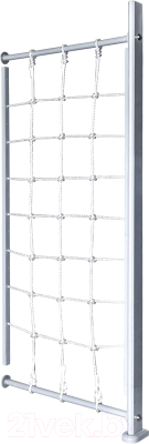 Детский спортивный комплекс Perfetto Sport Verticale In Legno Con Rete Grigio / PS-133 (стойка с сеткой) - фото