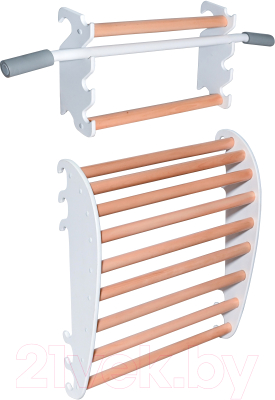 Детский спортивный комплекс Perfetto Sport Allenatore Di Legno Bianco-Naturale / PS-137 (тренажер№2) - фото