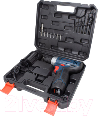 Аккумуляторная дрель-шуруповерт Forsage F-BT-CD11(50517) (с набором аксессуаров) - фото