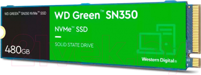 SSD диск Western Digital Green SN350 480GB (WDS480G2G0C)