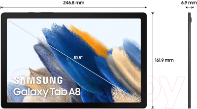 Планшет Samsung Galaxy Tab A8 3GB/32GB LTE / SM-X205N (темно-серый)