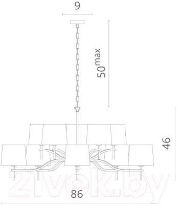 Люстра Divinare Soprano 1341/02 LM-10