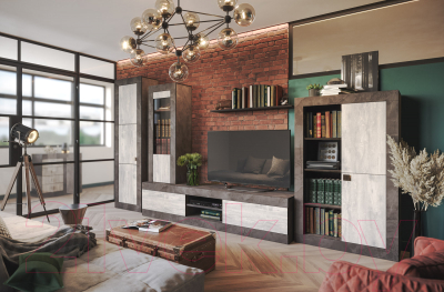 Шкаф Мебель-КМК 1Д Лондон 0467.5