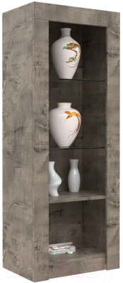 Шкаф-пенал с витриной Мебель-КМК 1Д Лондон 0467.21