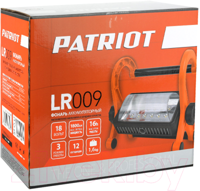 Фонарь PATRIOT LR 009UES / 39570
