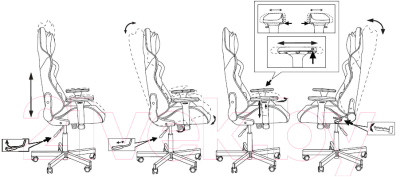 Кресло геймерское Бюрократ Knight Armor