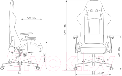 Кресло геймерское Бюрократ Knight Armor