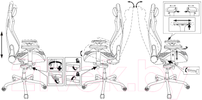 Кресло геймерское Бюрократ Knight Titan