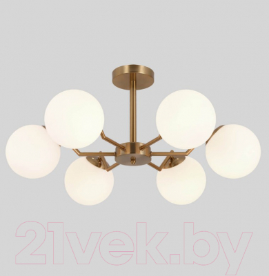 Люстра Евросвет 70154/6 (латунь) - фото