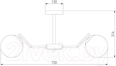 Люстра Евросвет 70154/6 (латунь)