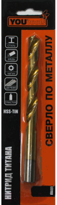 Сверло Yourtools HSS-TiN 10x87x133мм - фото