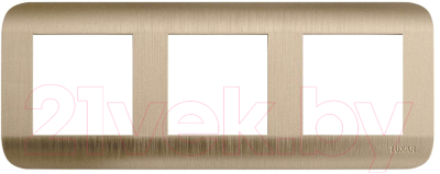Рамка для выключателей и розеток Luxar Deco 10.903.05 - фото
