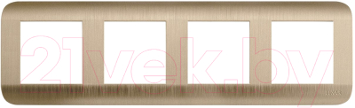 Рамка для выключателей и розеток Luxar Deco 10.904.05 - фото