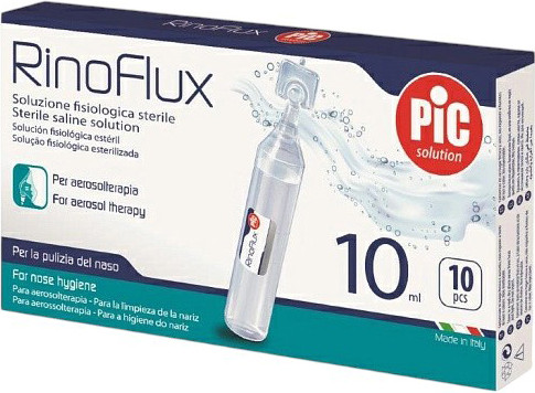 Набор для промывания носа RinoFlux Физиологический cтерильный №10 - фото