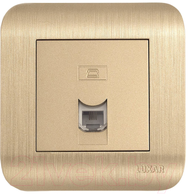 Розетка Luxar Deco RJ-11 / 10.048.05 - фото