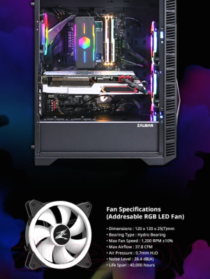 Корпус для компьютера Zalman Z3 Iceberg