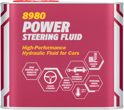 Жидкость гидравлическая Mannol Power Steering Fluid / MN8980-05ME - фото
