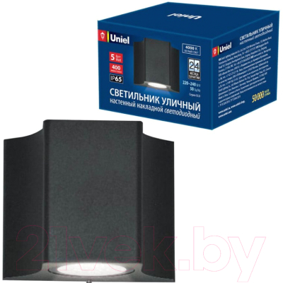 Бра уличное Uniel ULU-S24A-5W/4000K IP65 / UL-00006799